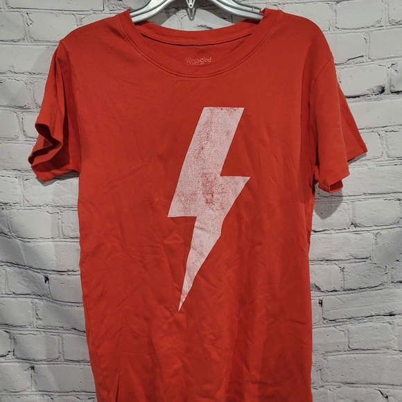 Recycled Karma AC/DC Lightning Bolt T-Shirt - Picture 2 of 4